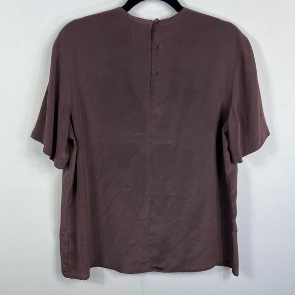 Lilli Ann Collection Vintage Union Made Silky Blouse - Picture 7 of 11